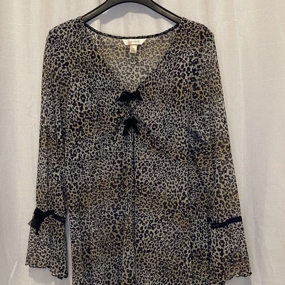 Cacique Vintage Leopard Nightie Vintage Size 18/20 - Picture 2 of 9